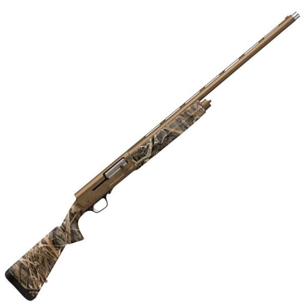 Browning A5 Wicked Wing 12 Gauge Semi Auto Shotgun 28" Barrel 3.5" Chamber 4 Rounds Fiber Optic Front Sight Synthetic Stock Mossy Oak Shadow Grass...