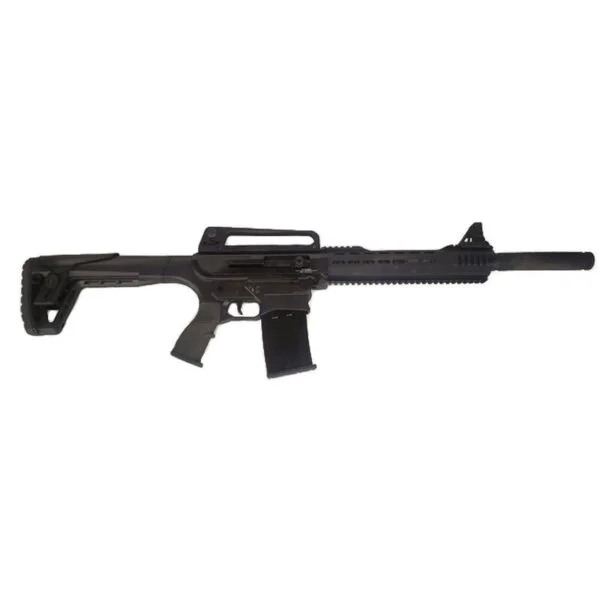 Century Dynamics PK-12 Tactical Semi Auto Shotgun 12 Gauge 3" Chamber 18.5" Barrel 5 Rounds AR-12 Style Black