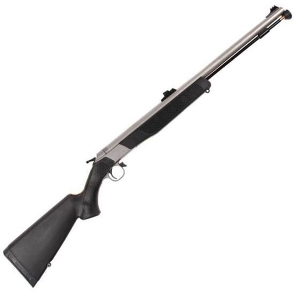 CVA Wolf Muzzleloader Rifle .50 Caliber 24" Stainless Steel Barrel with Fiber Optic Sight Composite Stock Black PR2110S